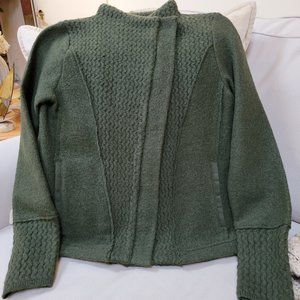 Anthropologie Wool Moto Jacket